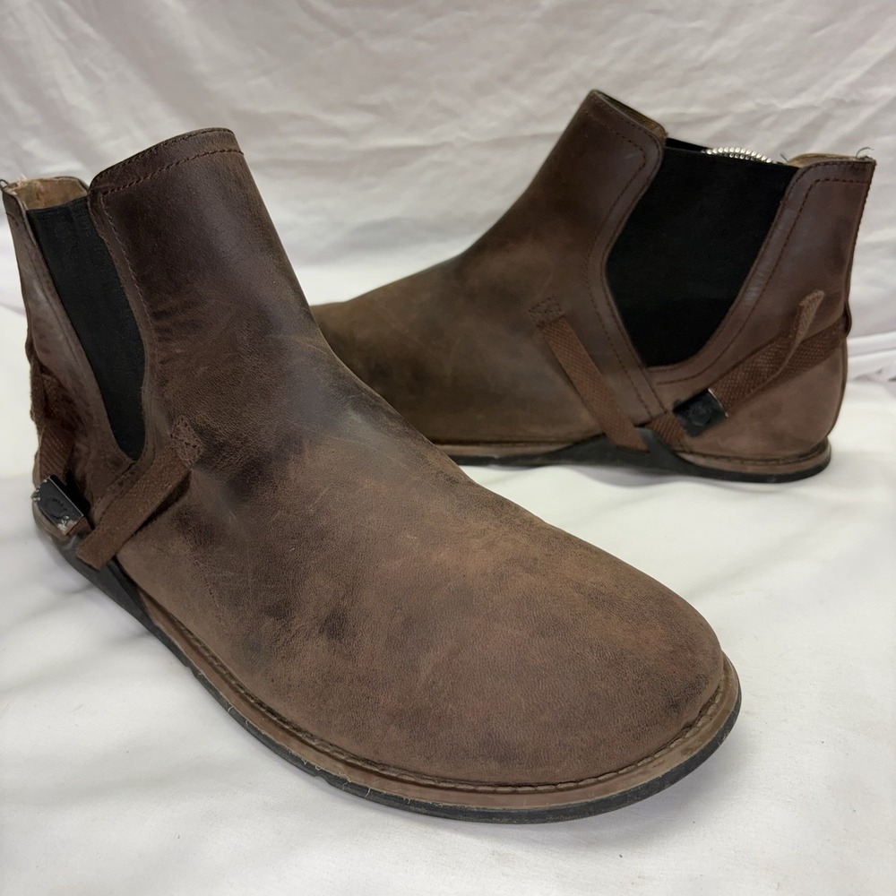 Xero Melbourne Barefoot Chelsea Ankle Boot Mens 14 D Leather Chukka Barefoot